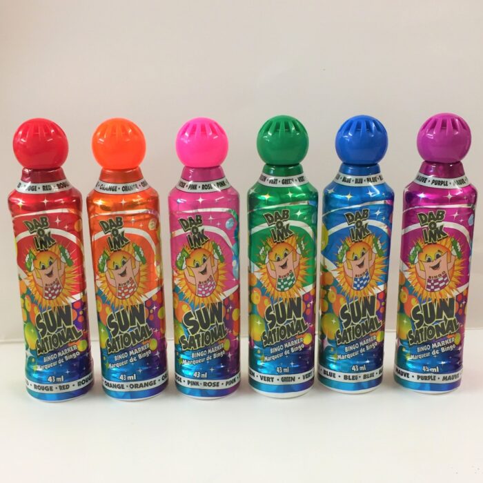 Tampon Bingo Dabber 43ml – Couleurs Assorties – Idéal Pour Soirées Jeux Et Carton Plein